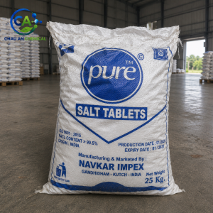 PURE - Sodium Chloride NaCl 99% – Muối Viên Tinh Khiết Ấn Độ 25kg/bao