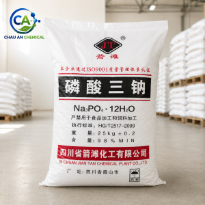 Trisodium Phosphate TSP Trung Quốc – Na₃PO₄·12H₂O 98% 25kg/bao