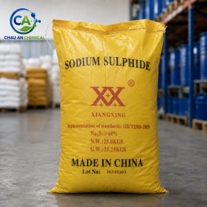 Đá Thối Ruột Vàng Na₂S 60% Trung Quốc – Sodium Sulfide 25kg/bao