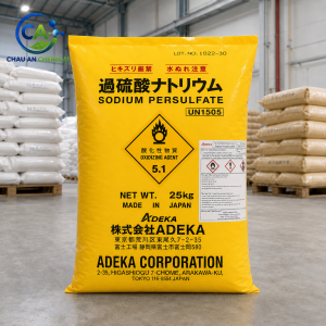 Sodium Persulfate ADEKA Nhật Bản Na₂S₂O₈ – Natri Persulfate SPS 25kg/Bao