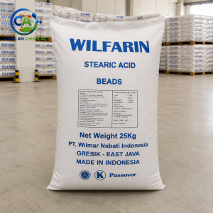 Stearic Acid Wilfarin Indonesia – Axit Stearic C₁₈H₃₆O₂ 25kg/Bao