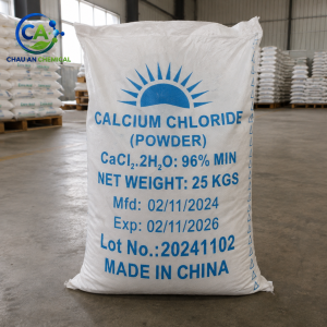 Calcium Chloride Dihydrate CaCl₂·2H₂O 96% Trung Quốc 25kg/Bao