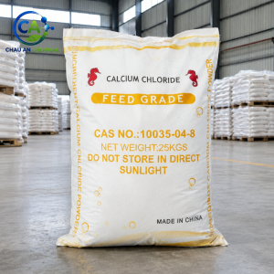 Calcium Chloride Dihydrate CaCl₂·2H₂O Feed Grade Trung Quốc 25kg/Bao Vàng