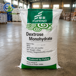 Dextrose Monohydrate C₆H₁₂O₆·H₂O FUFENG Trung Quốc 25kg/Bao