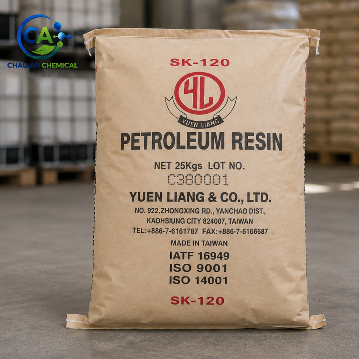 Petroleum Resin SK-120 – Nhựa Petro Dạng Viên Đài Loan 25kg/Bao