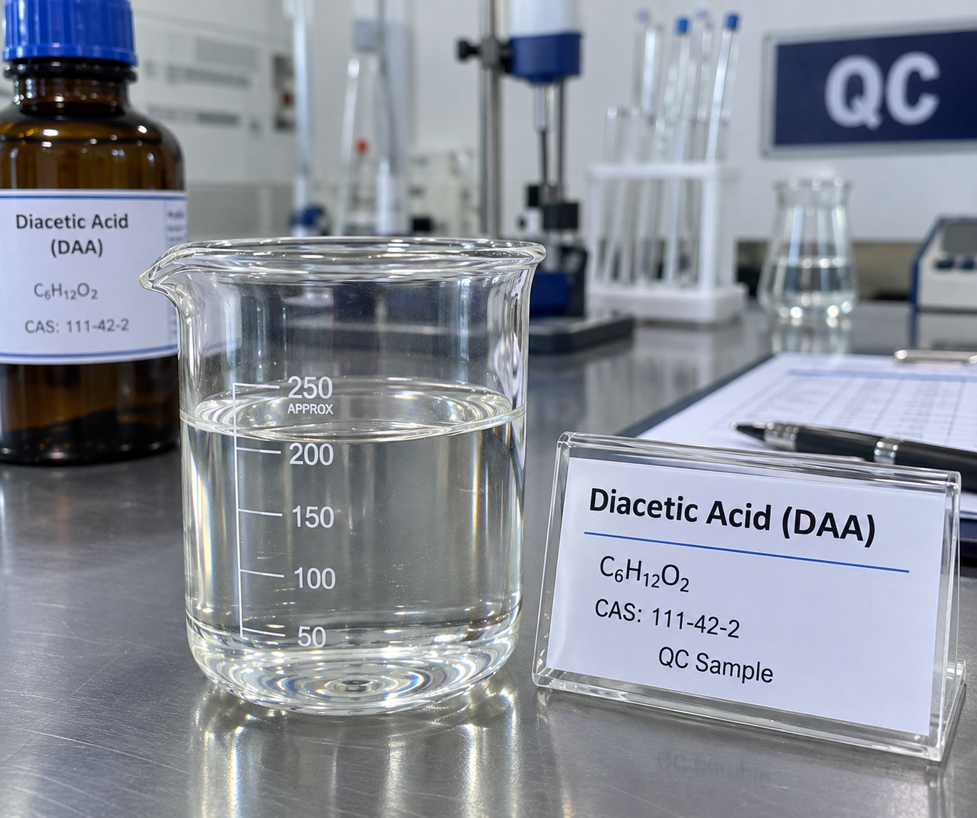 Ngoại quan Diacetone Alcohol DAA dạng chất lỏng trong không màu