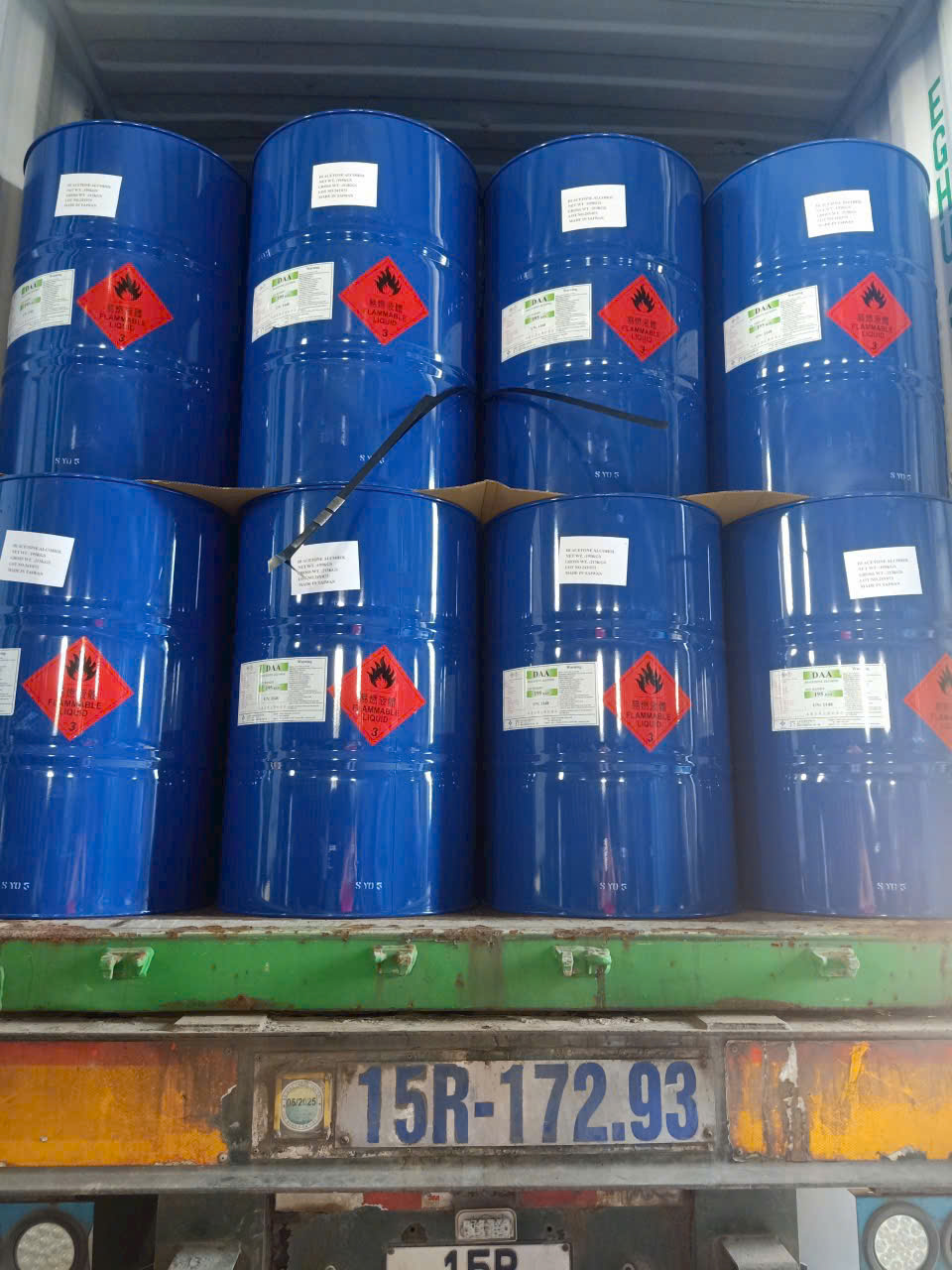 Bảo quản Diacetone Alcohol DAA TASCO Đài Loan 195kg/Phuy