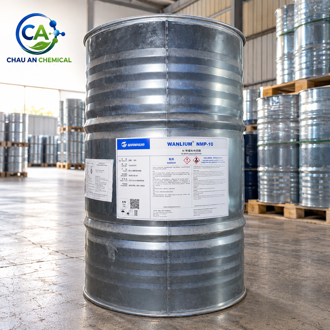 WANLIUM NMP-10 Wanhua Trung Quốc 200kg – Dung Môi NMP CAS 872-50-4