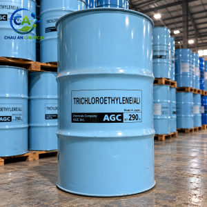 Trichloroethylene (TCE) AGC Nhật Bản 290kg – Dung Môi Tẩy Dầu Mỡ C₂HCl₃